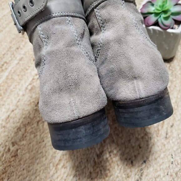 Allsaints Spitalfields Mad Max Damisi Leather Adjustable Combat Boots sz 39 - Picture 6 of 11